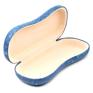 Customized Pattern Hard PU Leather & Iron Classic Style Sunglasses <b>Case</b> - Product Image 4
