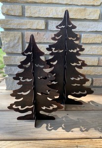 Decorative Metal Christmas <b>Tree</b> <b>Stand</b> Rustic Style <b>Tree</b> Holder - Product Image 4