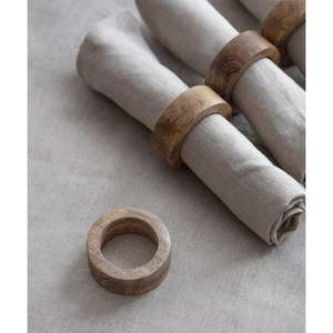 Anneaux de serviette en bois élégants, accessoires de salle à manger pour une table élégante, RR Enterprises, fabriqué en Inde - Product Image 5