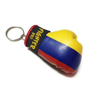 Artificial Leather Mini Boxing Gloves Keychain <b>Car</b> Hanging Boxing Glove <b>Key</b> <b>Ring</b> MMA Gift Custom Size Promotional Design - Product Image 4