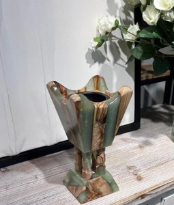 Luxury Handmade <b>Bakhoor</b> Burner Mabkhara Resin Wood <b>Oud</b> Incense Arabic Majmar Artistic Decorative Home Fragrance Stand Religious - Product Image 3