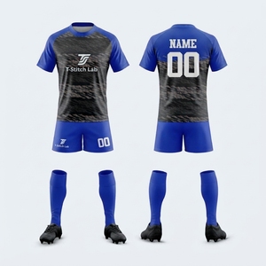 Uniforme de rugby pour hommes à manches courtes, respirant et léger, prix de gros, couleurs unies, évacuation de l'humidité - Product Image 4