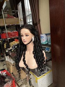 วิกผมคนแท้แบบม้วนผมหยิกจากเวียดนามมาใหม่2025สำหรับด้านหน้าลูกไม้โปร่งใสแบบสวิส - Product Image 2