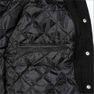 Chaqueta para Hombre, Chaqueta de la Más Alta Calidad, Diseño Sencillo, 100% Lana Satinada, Chaqueta Varsity para Hombre, Manga Larga, Logotipo Bordado Personalizado - Product Image 3