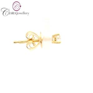 ต่างหูเพชรแท้ทรงเหลี่ยมบริลเลียนท์ 0.22 กะรัต G/VS ทองคำขาว 18K ดีไซน์เรียบหรู สวยงาม เหมาะสำหรับทั้งชายและหญิง - Product Image 6