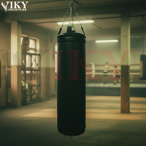 Kit de Cadena de Suspensión de Acero de Cuatro Vías con Logotipo OEM Personalizado para Entrenamiento de MMA y Kickboxing, Cuero Negro Resistente Extra Largo - Product Image 6
