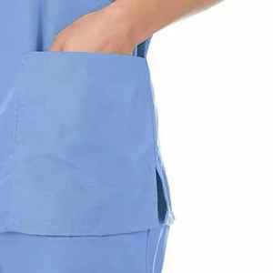 Conjuntos de Uniformes Médicos Unisex de Algodón Cómodos, Tela Satén Resistente, YASH SPORTS, Detección de Agujas, Fusión sin Costuras, Manga Corta - Product Image 5