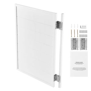 Porte a Battente Singole in Legno di Pino Premium 32"W X 42"H, Design Quadrato per Interni Caffè, con Kit Cerniere e Ferramenta per Seminterrato - Product Image 1
