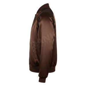 New Arrival <b>Men</b> Satin Varsity Winter <b>Jacket</b> Wholesale <b>Casual</b> Street <b>Men</b> Satin Varsity <b>Jacket</b> - Product Image 3