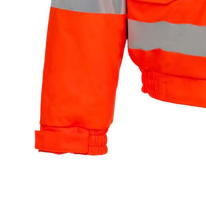 Pull-over tricoté unisexe haute visibilité avec logo personnalisé, option devant, pour uniforme de travail hivernal, idéal pour les agents de sécurité - Product Image 6