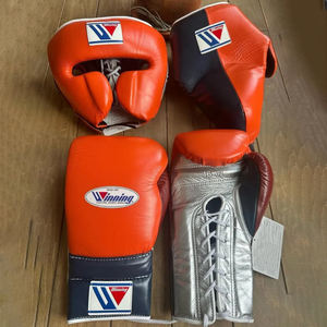 Conjuntos de Boxeo de Primera Calidad, Equipo de Entrenamiento de Boxeo de Cuero Real, Guantes, Protectores para la Cabeza y la Zona Íntima |   Disponible en Todos los Tamaños: 8oz, 10oz, 12oz, 14oz, 16oz - Product Image 1