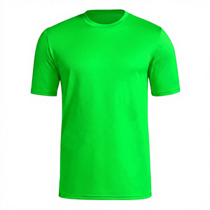 Camiseta de Jersey para Hombre, Azul Marino, Manga Corta, Cuello Redondo, Estampada, Formal, Corte Ajustado, Secado Rápido, Color Sólido, 100% Poliéster - Product Image 5