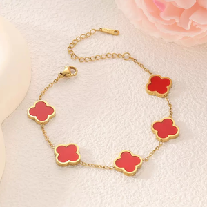 Joyería de moda de cuatro hojas - Product Image 3