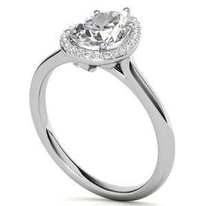 Pear Cut Moissanite <b>Ring</b> 925 Sterling <b>Silver</b> 14K Gold Luxury <b>Solitaire</b> Engagement <b>Ring</b> Elegant Bridal Wedding Promise <b>Ring</b> - Product Image 3