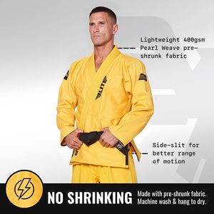 ชุดยิวยิตสู BJJ ผ้าฝ้ายพรีเมียม ทอลายเพิร์ลวีฟ ปักโลโก้ได้ ระบายอากาศได้ดี น้ำหนักเบา ทนทาน เหมาะสำหรับการฝึกซ้อม สำหรับผู้หญิง - Product Image 4