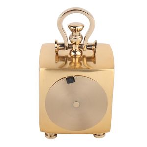 Handcrafted Chrono Cube Table <b>Clock</b> Non Ticking Analog Desk <b>Clock</b> Battery Operated Gold Finish Decorative <b>Clock</b> for Home Office - Product Image 3