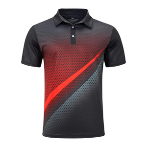 Vente en gros de polos de golf avec logo personnalisé brodé, fabricant de vêtements de sport - Product Image 2