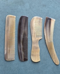 Natural Horn <b>Hair</b> <b>Comb</b> Random Color Massage Beard Multi Purpose <b>Combs</b> Different Size Factory Price for <b>Hair</b> - Product Image 2