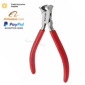 Cortador de extremos/cortador superior con logotipo personalizado, 115 mm, sin resorte, mango de PVC y borde de corte afilado, alicates para cortar alambre para joyería, 5 pulgadas, OEM - Product Image 2