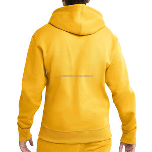 Sudadera con Capucha Personalizada sin Cordones, con Cierre, Lisa, Holgada, de Felpa, de Alta Calidad para Hombre - Product Image 2