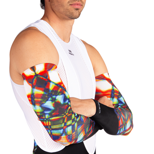 Manches de cyclisme personnalisées en gros avec logo et design imprimés par sublimation pour moto, cyclisme et sports - Product Image 4