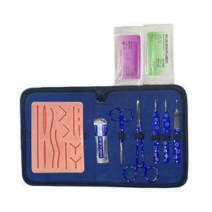 Surgical Suture <b>Practice</b> Kit Medical Vet Students' Skin <b>Pad</b> Kit Medic Instrument Best Quality Reusable Stainless Steel - Product Image 1