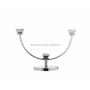 Candelabro Cuadrado de Metal Hecho a Mano de Lujo para Actividades Religiosas, Navidad, Diseño de Estilo de Vida, Soporte para Velas, Zahid Exports - Product Image 1