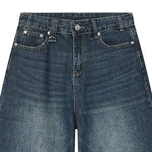 Nouveaux designs élégants – Shorts en jean unis pour hommes – Vente en gros – Faible MOQ – Style urbain – Respirant – Séchage rapide – Personnalisable – Grandes tailles - Product Image 6