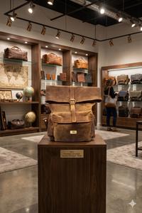 Mochila Wriza Premium de Cuero Genuino Ligero de Alta Calidad, Gran Capacidad, Duradera, Suave, para la Escuela, la Universidad, Viajes, Senderismo, Gimnasio - Product Image 5