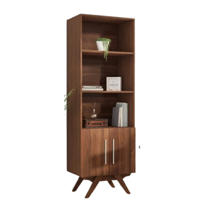 Librería de madera maciza de diseños modernos hecha a mano desde Java Central Indonesia para exhibición de sala de estar de oficina en casa y hotel - Product Image 4