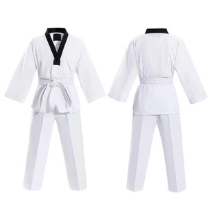 Nouvelle conception, vêtements d'arts martiaux personnalisés, uniforme de taekwondo, uniformes de haute qualité, respirants, légers et extensibles - Product Image 5