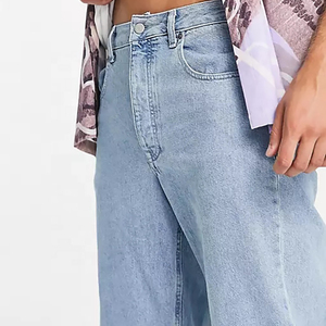 Fashion Designer Denim <b>Jeans</b> High Street Sand Snow Scratch Vintage Washing Solid Autumn Summer <b>Men</b> Streetwear Washed Pant - Product Image 6