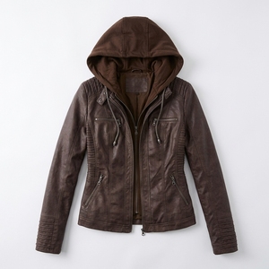 Chaqueta de cuero estilo urbano para mujer, ropa de invierno de primera calidad, último diseño en cuero genuino, nueva chaqueta de moda para mujer - Product Image 2