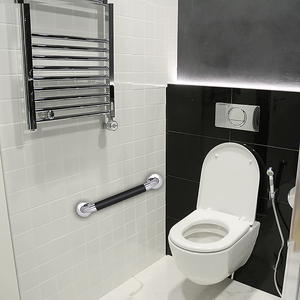 Pasamanos de baño de acero inoxidable SUS304, pasamanos de seguridad, bañera para discapacitados, accesorios de ducha para niños y ancianos, barra de agarre de goma para inodoro - Product Image 3