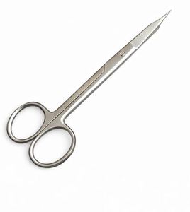 Ciseaux professionnels pour ongles des doigts et des orteils, ciseaux courbés en acier pour manucure, pour la coupe des cuticules et des ongles, précision en acier inoxydable - Product Image 2