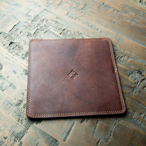 Hot Selling Leather Table Mat Leather <b>Placemats</b> Eco-Friendly Non-Slip Leather Table Dining Mat - Product Image 4