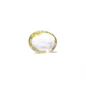 Loose 6.74 Carat Oval Cut Yellow Sapphire Gemstone for Fine Jewelry - Product Image 1