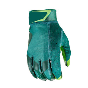 Gants de football américain en cuir de qualité professionnelle, offrant une adhérence avancée, un soutien confortable et une performance de préhension améliorée. - Product Image 3
