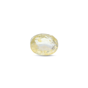 Loose 3.05 Carat Oval Cut Yellow Sapphire Gemstone for Fine Jewelry - Product Image 1