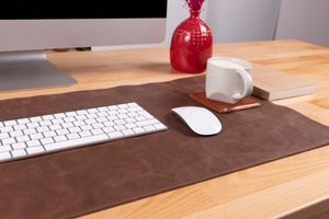 Tapis de bureau personnalisé antidérapant Tapis de souris de table en cuir imperméable PVC LDP-0039 - Product Image 5