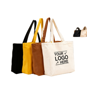 Luxury Long Handle Cotton <b>Tote</b> Bags with Reusable Shopping Bags for Grocery <b>Books</b> Clothing Retail Products and Everyday Carrying - Product Image 1