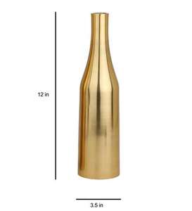 Jarrón de flores de estilo fundido, recién llegado, con diseño moderno, hecho en metal con acabado dorado, para decoración de mesa. - Product Image 3