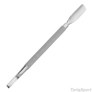 Empujador de Cutículas Profesional de Acero Inoxidable Reutilizable de Alta Calidad con Mango de Acero y Doble Cabeza, Set de Manicura y Pedicura en Caja - Product Image 6