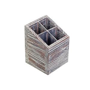 Porte-stylo en bois massif, boîte de rangement multifonctionnelle créative personnalisée, ornement simple, ornement de bureau, accessoire de décoration de bureau - Product Image 1