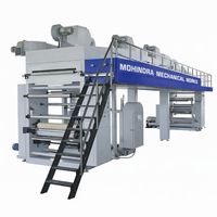 Machine de laminage pneumatique pour papier et feuille métallique |   Équipement de collage automatique haute résistance Mohindra Mechanical Works pour laminage par solvant