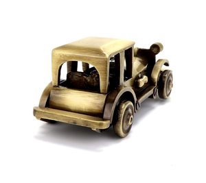 Figura Decorativa de Coche Antiguo de Latón, Estatua Decorativa para el Hogar, Oficina, Decoración de Mesa y Exhibición Coleccionable - Product Image 4