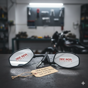 Juego de Retrovisores OEM para Motocicleta Honda Shine |   Reemplazo de Espejos Laterales Izquierdo y Derecho - Product Image 2