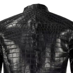 Nueva Chaqueta de Invierno de Cuero Personalizada para Hombre, Cuello Alto, Tela Ecológica, Logotipo Frontal, Alta Calidad, Estilo Urbano - Product Image 6