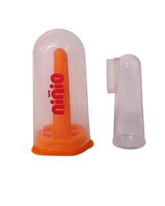 Meilleure brosse à doigts pour bébé Brosse à doigts en silicone pour bébé Brosse à dents pour bébé de 0 à 12 mois Nettoyage de la bouche et hygiène buccale du bébé - Product Image 2