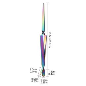 Nail Shaping Clip <b>Precision</b> <b>Tool</b> with Curved Tip for Accurate Nail Edge Double Head Design Cutting Salon Manicure Pedicure - Product Image 2